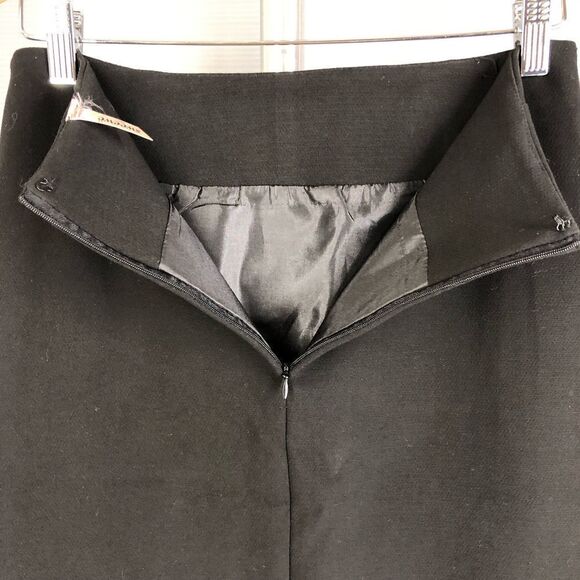 SWEEWE PARIS Black Gold Embroidery Lined Pencil Skirt Sz S - Picture 5 of 8